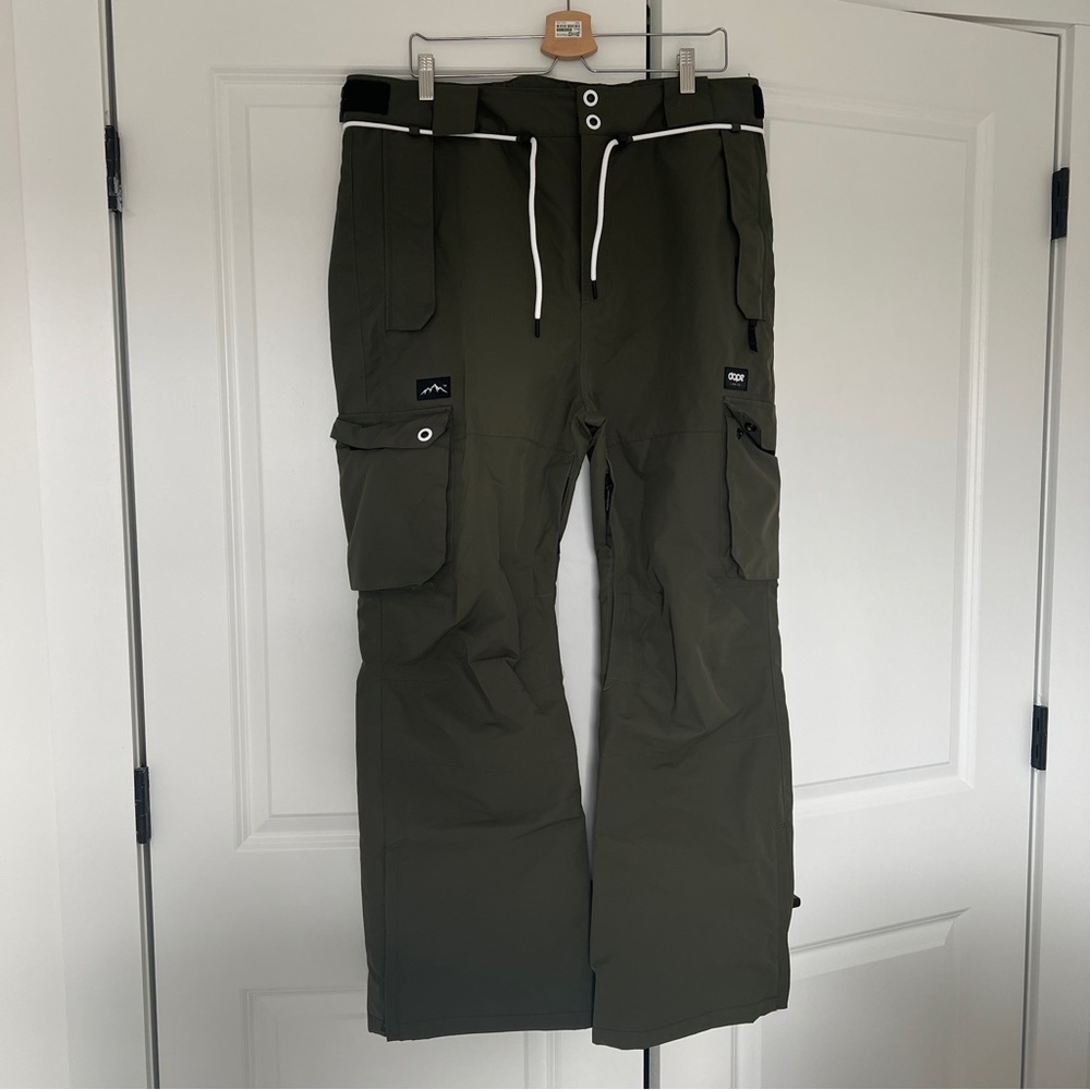 Dope Snow Iconic Women’s Snowboard Pants XL Olive Green